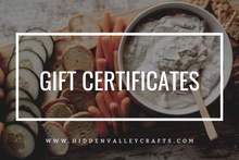 Load image into Gallery viewer, Hidden Valley Crafts Gift Card