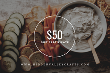 Load image into Gallery viewer, Hidden Valley Crafts Gift Card

